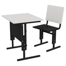 Заказать в Москве Комплект ученический цвет Белый+Чёрный ПО-4+СМ-3 Комплект ученический цвет Белый+Чёрный ПО-4+СМ-3