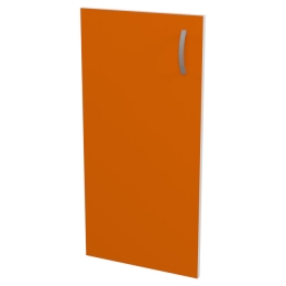 Дверь ДВ-3Л цвет Оранж + Белый 36,5/1,6/74,8 см