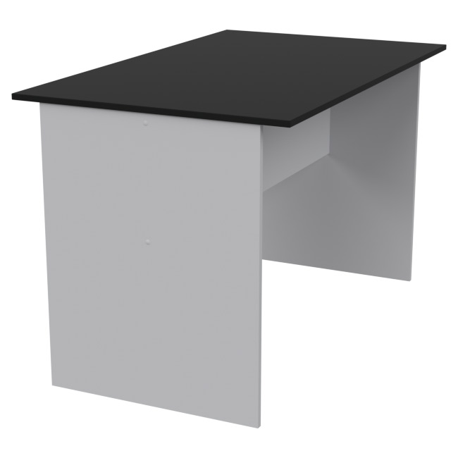 Переговорный стол  СТС-4 Серый+Черный 120/73/75,5 см