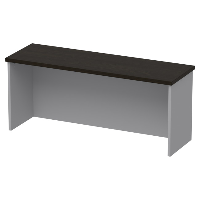 Надставка на стол Н-45 цвет Серый+Венге 100/32/42 см