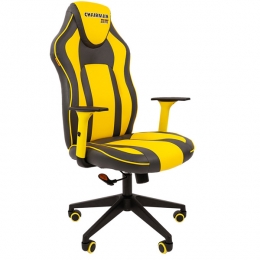 Игровое кресло CHAIRMAN GAME 23 Серый/желтый