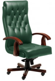 Кресло руководителя Multi Office Darwin A зеленое