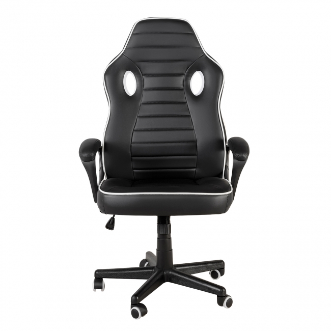 Кресло MF-3041 black+white