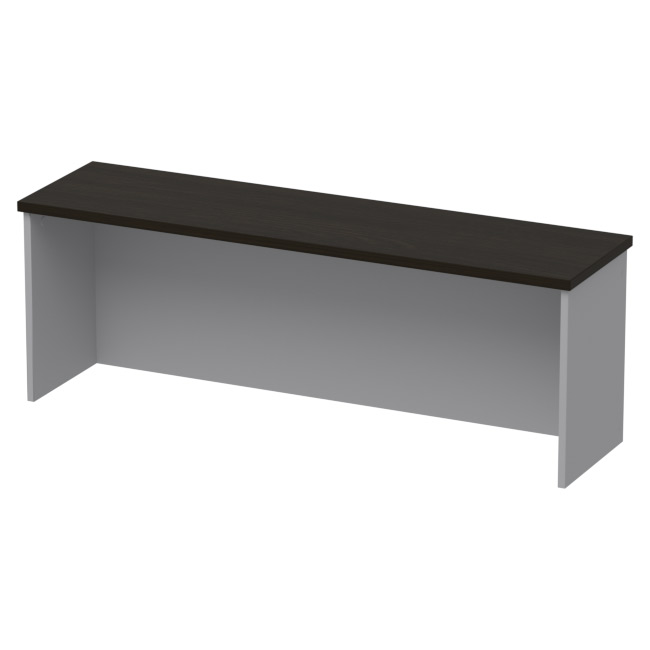 Надставка на стол Н-23 цвет Серый+Венге 120/32/42 см
