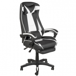 Игровое кресло MF-6056 black+white