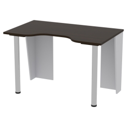 Компьютерный стол СК-30 цвет Серый+Венге 120/73/76 см