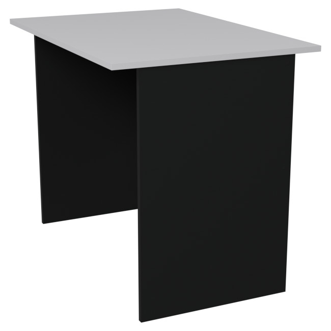 Приставной стол СТ-7 цвет Черный + Серый 85/60/70