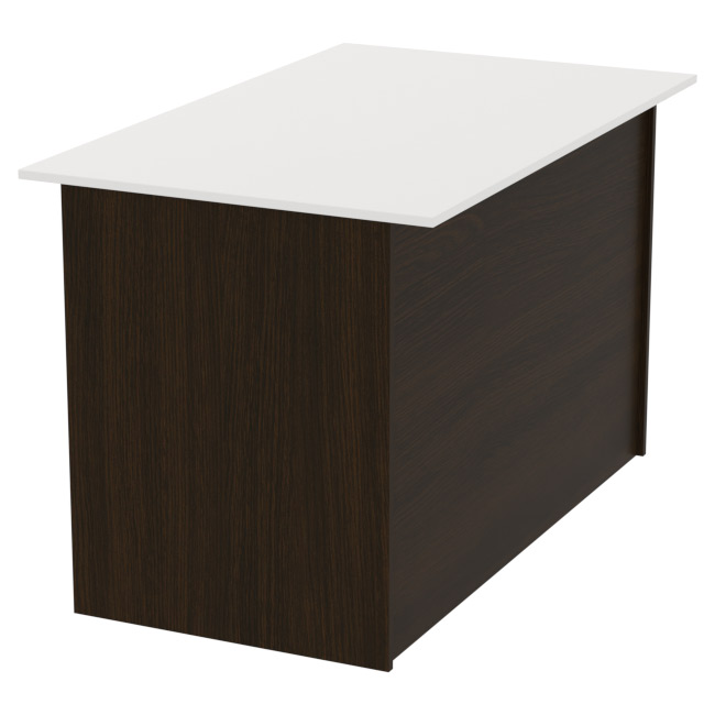 Офисный стол СТЦ-4 цвет Венге+Белый 120/73/75,4 см