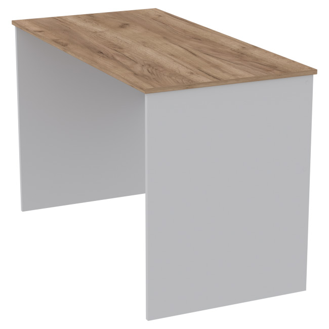 Офисный стол СТЦ-3 цвет Серый+Дуб Крафт 120/60/75,4 см