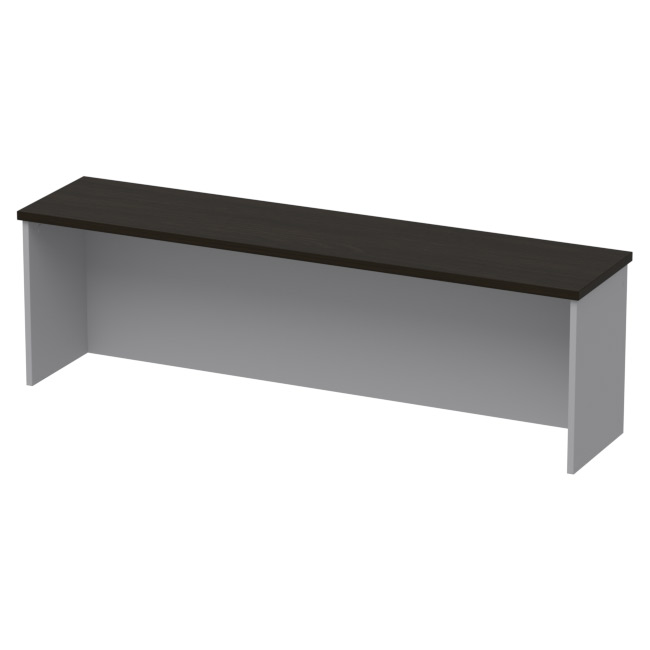 Надставка на стол Н-73 цвет Серый+Венге 140/32/42 см