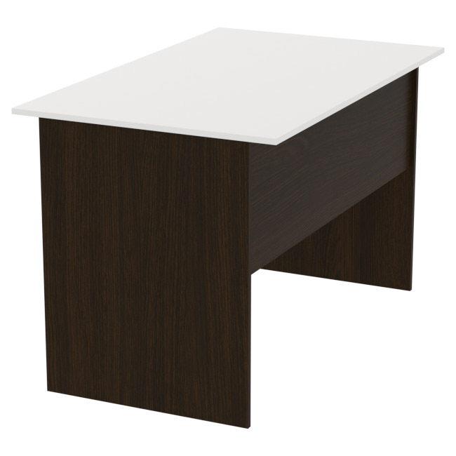 Офисный стол СТ-4 цвет Венге+Белый 120/73/75,4 см