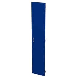 Дверь ДВ-1 цвет Синий+Черный 36,5/1,6/190 см