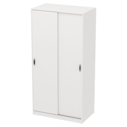 Шкаф для одежды ШК-2+С-28МВ цвет Белый 100/58/200 см