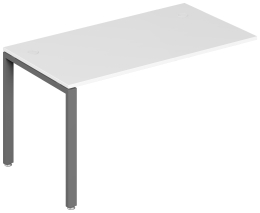 Приставка к столу TREND metall цвет белый 140/60/75