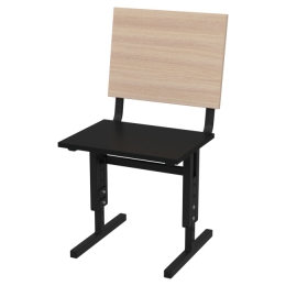 Заказать в Москве Стул школьный регулируемый цвет Дуб Молочный+Чёрный СМ-3 38/40/31,2-46,4 см Стул школьный регулируемый цвет Дуб Молочный+Чёрный СМ-3 38/40/31,2-46,4 см