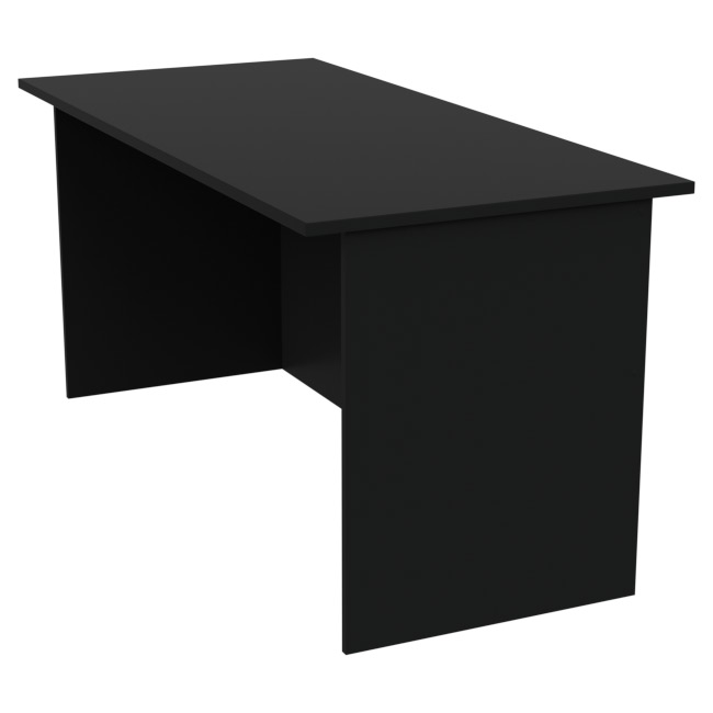 Офисный стол СТЦ-10 цвет Черный 160/73/76 см