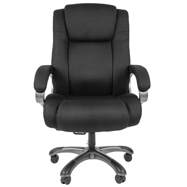Кресло руководителя CHAIRMAN 410 Черное пластик серый