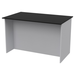 Переговорный стол для офиса СТСЦ-4 Серый+Черный 120/73/75,5