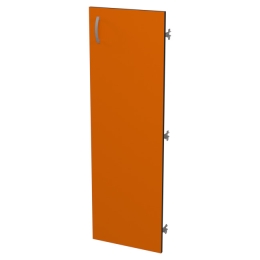 Дверь средняя ДВ-61 Черный + Оранж