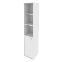 Шкаф высокий узкий Л.СУ-1.1 (L) Белый