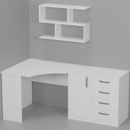 Комплект офисной мебели КП-18 цвет Белый