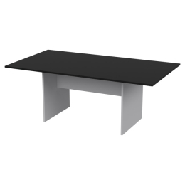 Стол для переговоров СТЗ-12 цвет Серый+Черный 200/110/76 см