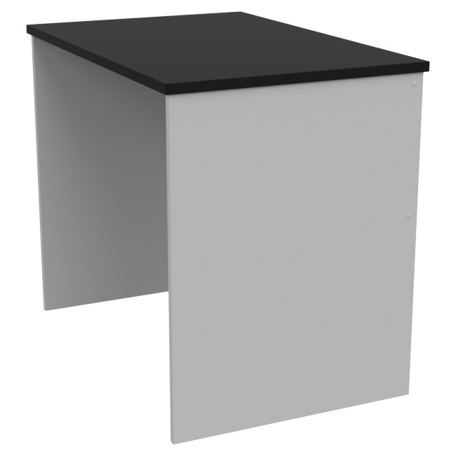 Офисный стол СТЦ-41 цвет Серый+Черный 90/60/76 см
