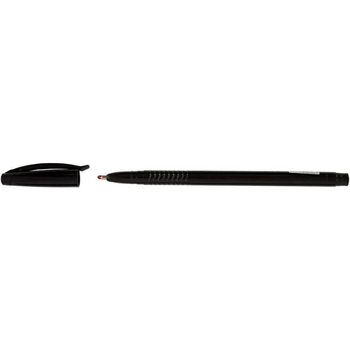 Ручка шариковая Cello SLIMO Black 0,7мм черные чернила