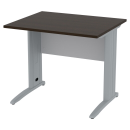 Стол на металлокаркасе СМ-8 цвет Венге+Серый