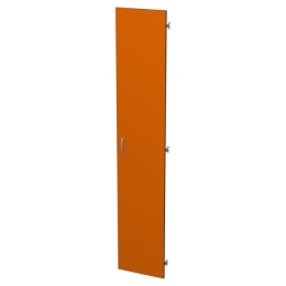 Дверь ДВ-1 цвет Оранж+Черный 36,5/1,6/190 см