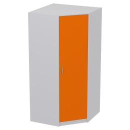 Шкаф для одежды ШУ-1 цвет Серый+Оранж