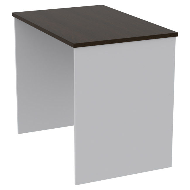Офисный стол СТЦ-41 цвет Серый+Венге 90/60/76 см