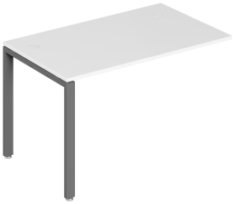 Приставка к столу TREND metall цвет белый 120/60/75