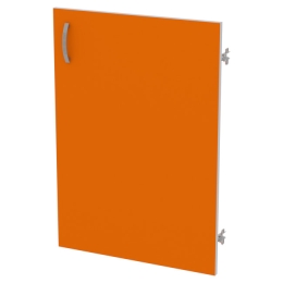 Дверь низкая ДВ-46 Оранж+Серый