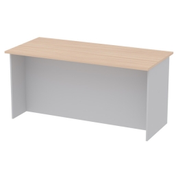 Переговорный стол СТСЦ-10 цвет Серый+Дуб Молочный 160/73/76 см